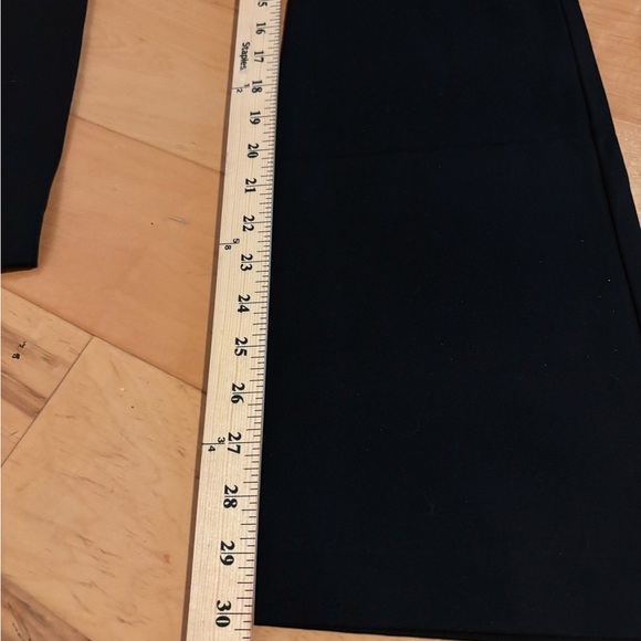 Old Navy Pixie Pants High-Rise Flare Black Size 8 Office Corpcore Minimalist - Picture 7 of 10